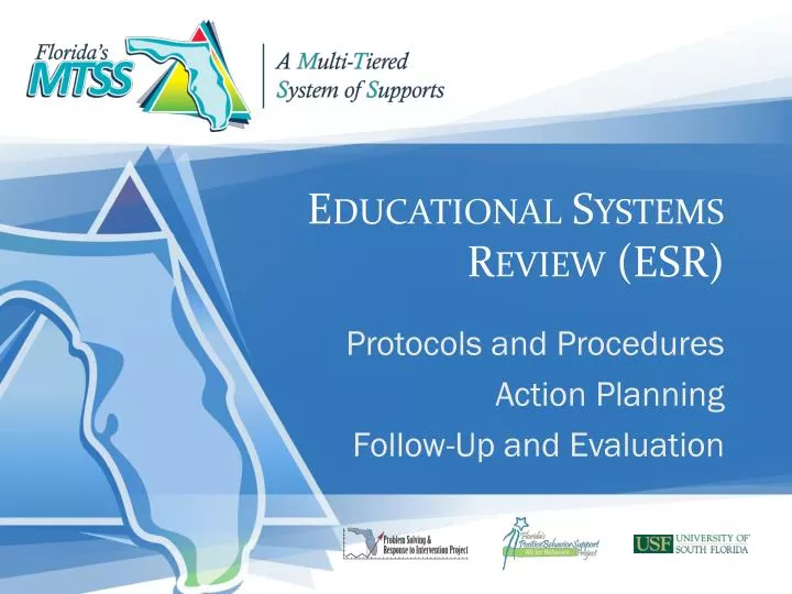 educational systems review esr