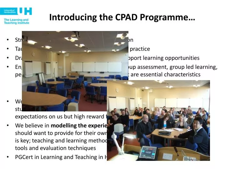 introducing the cpad programme