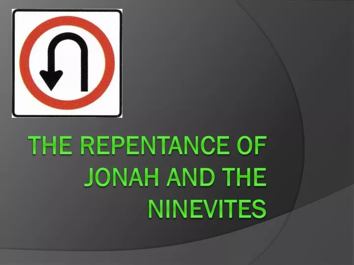 the repentance of jonah and the ninevites