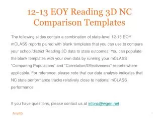 12-13 EOY Reading 3D NC Comparison Templates