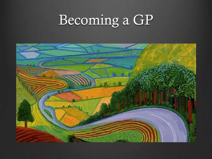 becoming a gp
