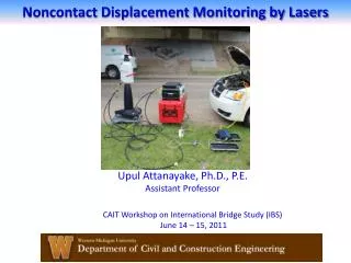 Noncontact Displacement Monitoring by Lasers