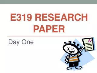 E319 Research paper
