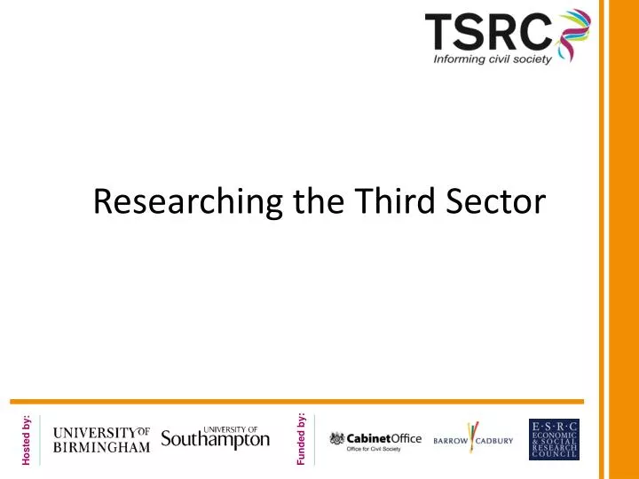 researching the third sector