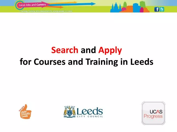 search and apply for courses and training in leeds