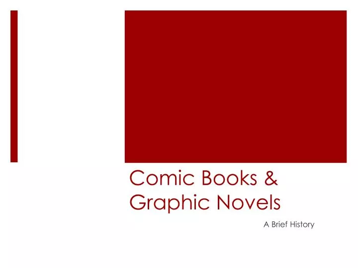 comic books graphic novels