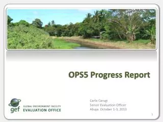 OPS5 Progress Report