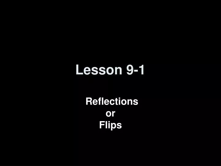 lesson 9 1