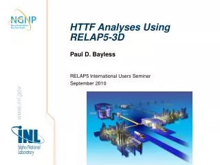 HTTF Analyses Using RELAP5-3D