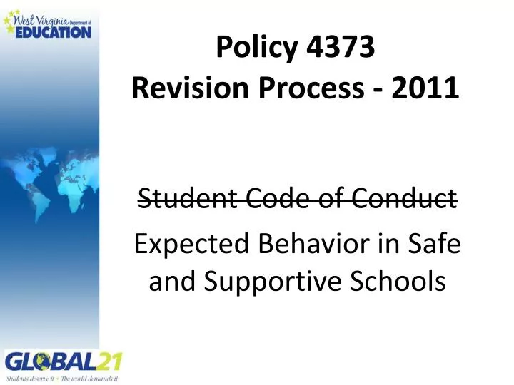 policy 4373 revision process 2011