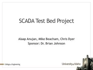 SCADA Test Bed Project