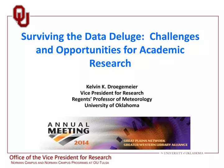 surviving the data deluge challenges and opportunities for academic research