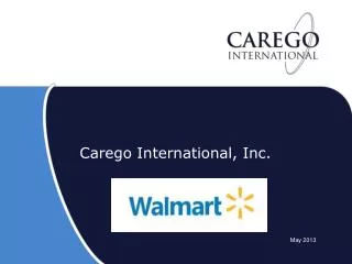 Carego International, Inc .