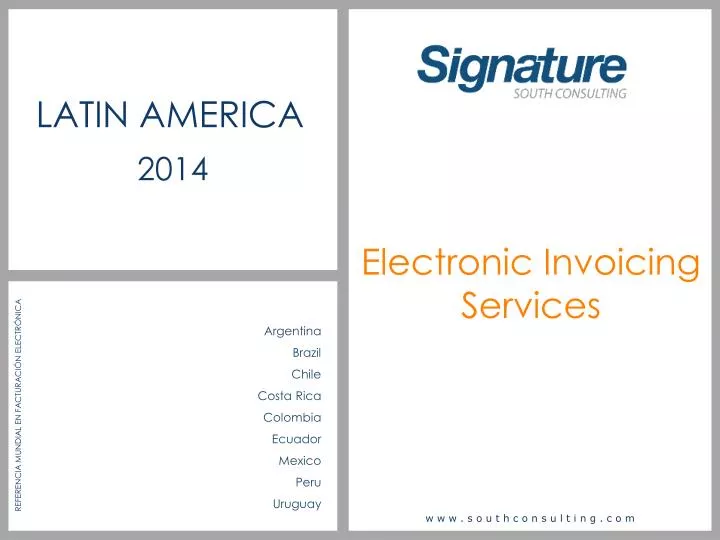 electronic invoicing s ervices