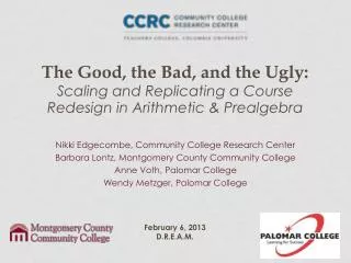 The Good, the Bad, and the Ugly: Scaling and Replicating a Course