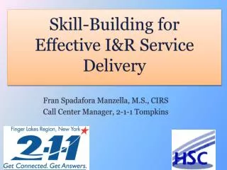 Skill-Building for Effective I&amp;R Service Delivery