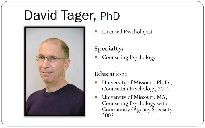 david tager phd