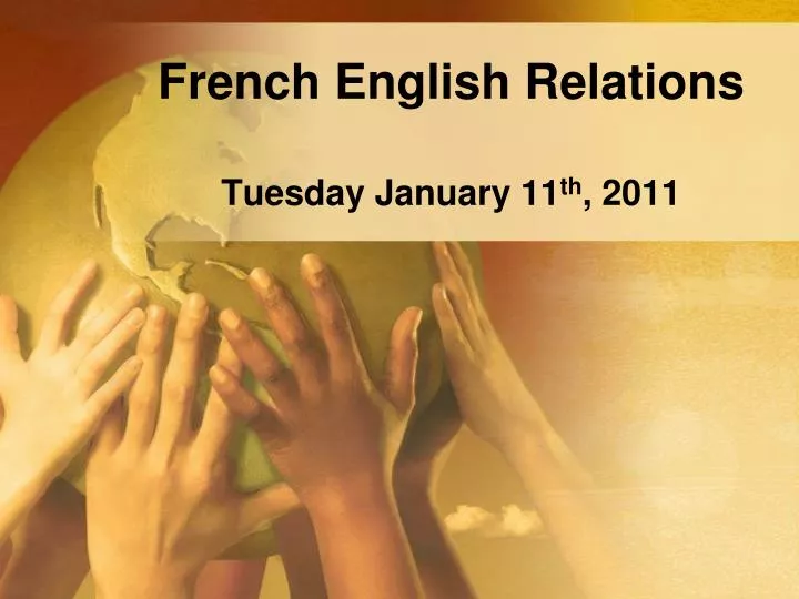 french english relations