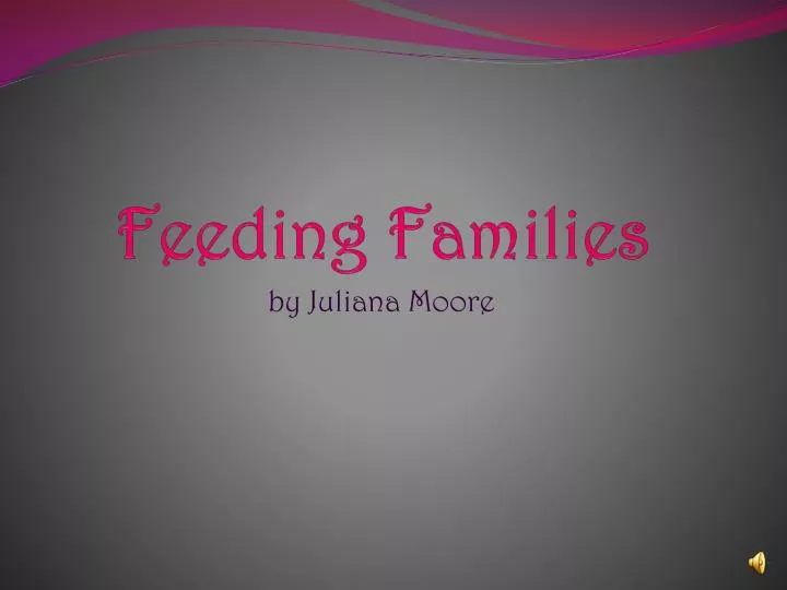 feeding families