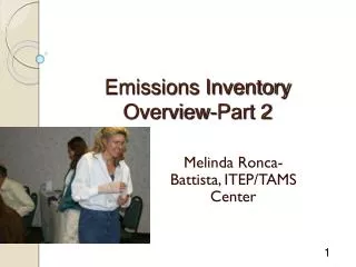 Emissions Inventory Overview-Part 2