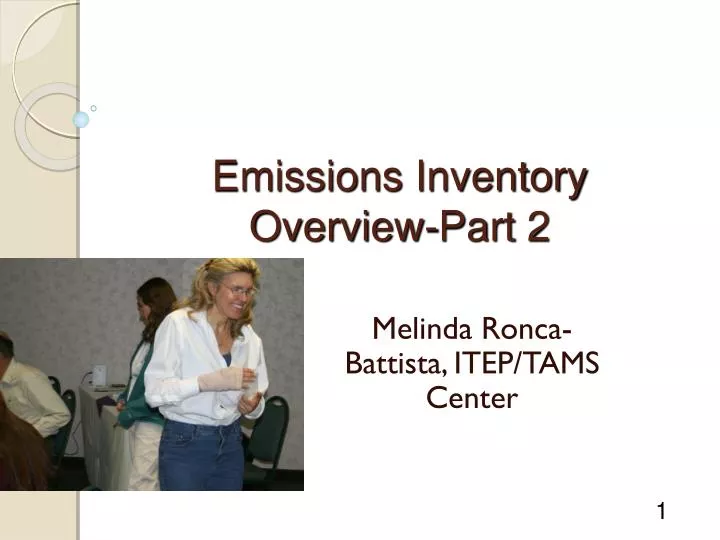 emissions inventory overview part 2