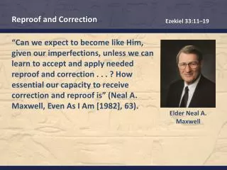 Elder Neal A. Maxwell