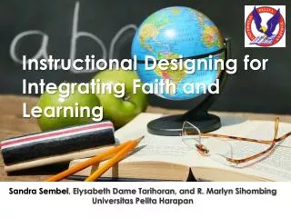 Instructional Designing for Integrating Faith and Learning