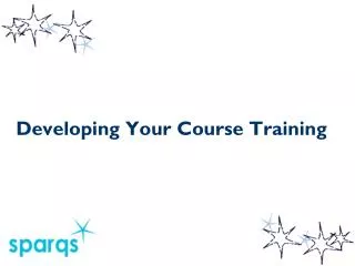 Developing Your Course Training