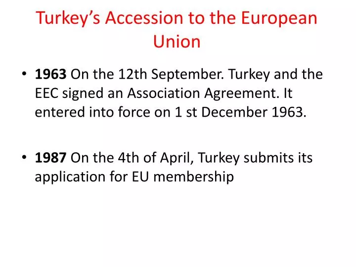 turkey s accession to the european union