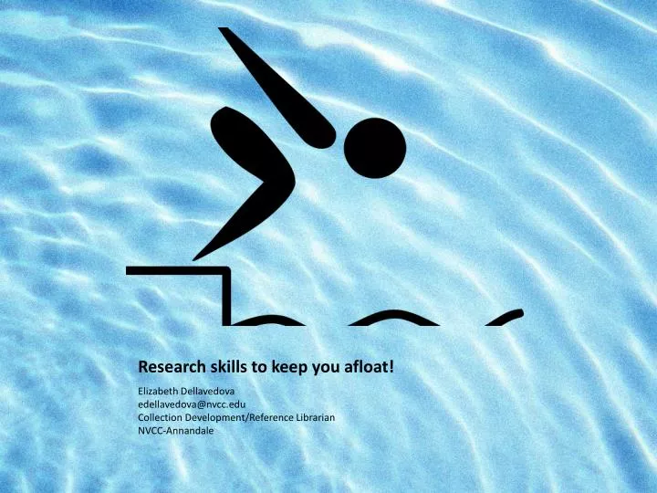 research skills to keep you afloat