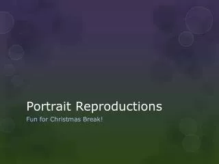portrait reproductions