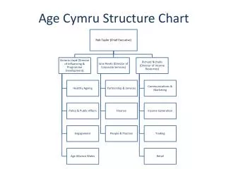 age cymru structure chart