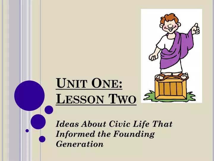 unit one lesson two