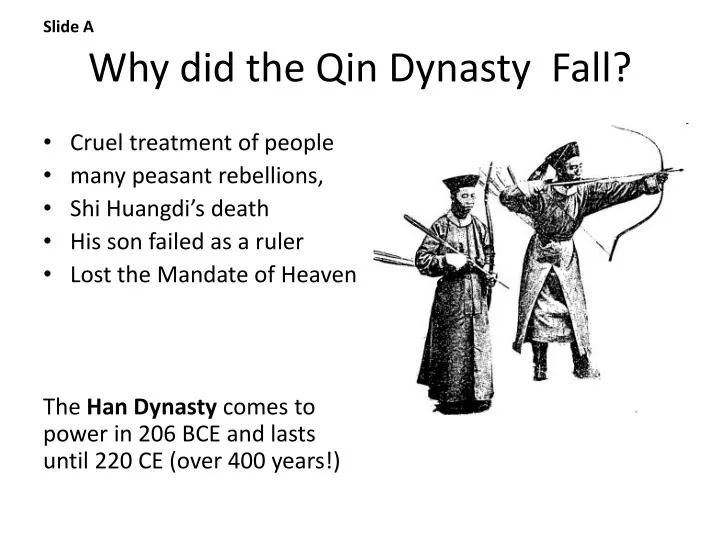 why did the qin dynasty f all