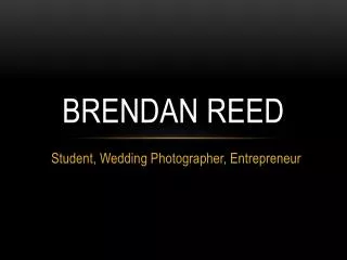 Brendan Reed