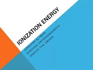 Ionization Energy