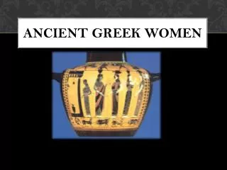 Ancient Greek Women