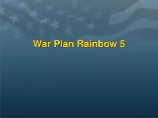 War Plan Rainbow 5