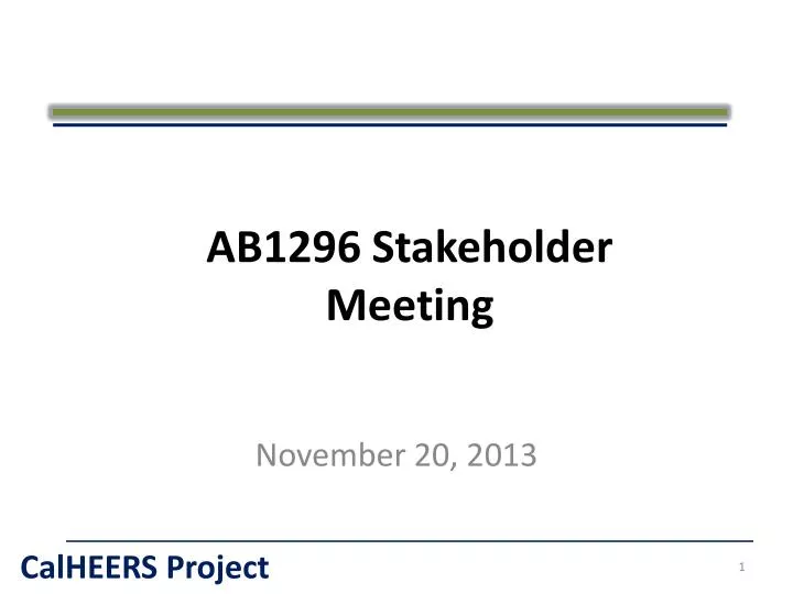 ab1296 stakeholder meeting