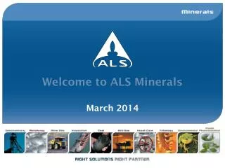 Welcome to ALS Minerals