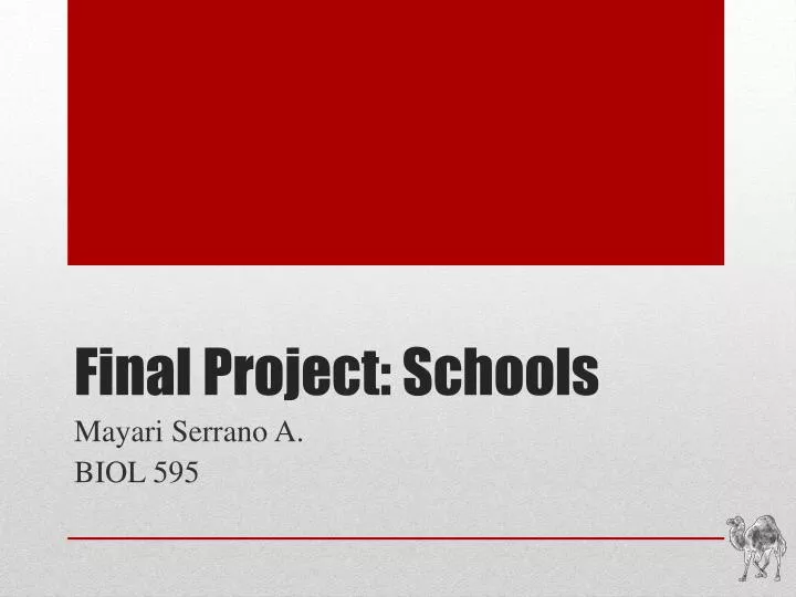 final project schools