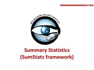 Summary Statistics (SumStats framework)