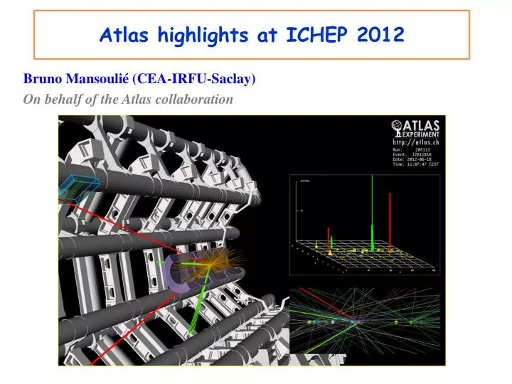 atlas highlights at ichep 2012