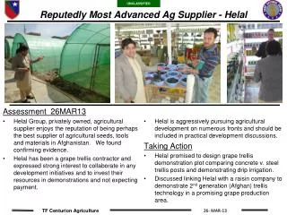 Reputedly Most Advanced Ag Supplier - Helal