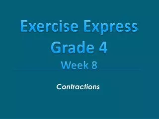 contractions