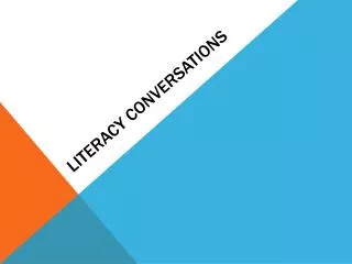 Literacy COnversations
