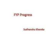 FYP Progress - slide 1