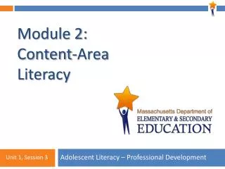 Module 2: Content-Area Literacy