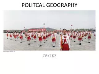 POLITCAL GEOGRAPHY