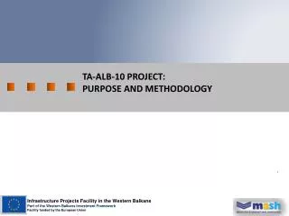 TA-ALB-10 project: Purpose and Methodology